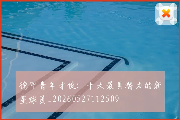 德甲青年才俊：十大最具潜力的新星球员_20260527112509